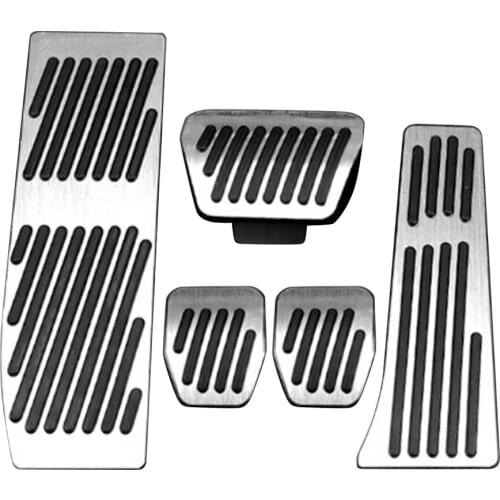 Non-drilling Non-slip Accelerator Gas Fuel Brake Foot Rest Pedal Pads For BMW 1,3 Series X1 E39 E46 E87 E90 E91 E92,Car Styling