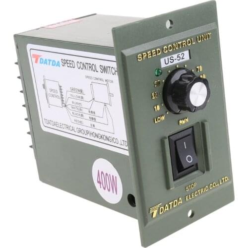 400W AC 220V 50/60HZ Motor Spee50/60HZ Motor Speed Controller Pinpoint Regulator M7DA