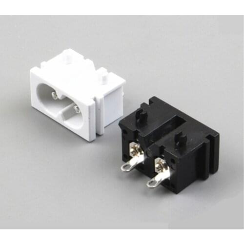 Power socket Female 180 degree 8 word eight character socket 10A250V