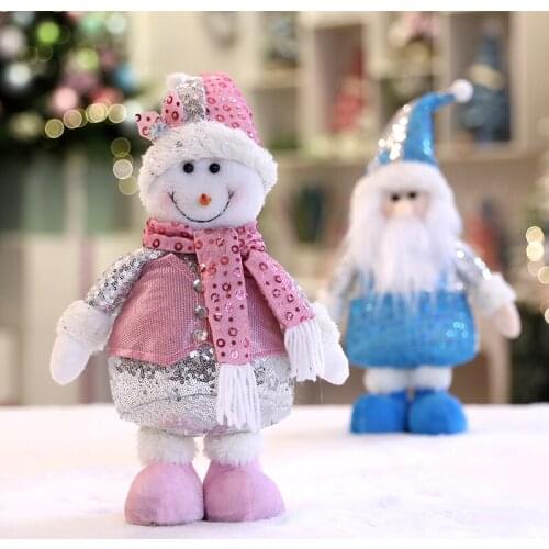 Christmas decoration Snowman doll display large Snowman window Christmas tree shopping mall tabletop props