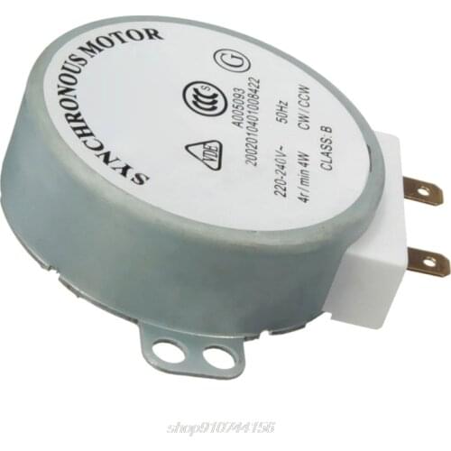 AC 220V-240V 4RPM 4W Synchronous Motor for TYJ50-8A7 Microwave Oven Tray Air Blower N04 20 Dropshipping