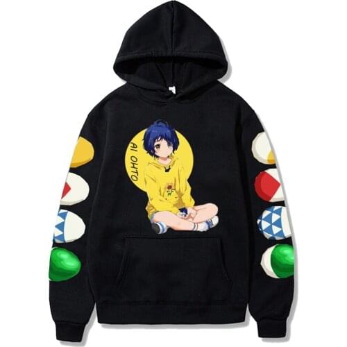 Wonder Egg Priority Hoodies Sweatshirt Japanese Anime Harajuku Aiohto Printed Kawai Fashion Hoodie Streetwear Casual Sweatshirts