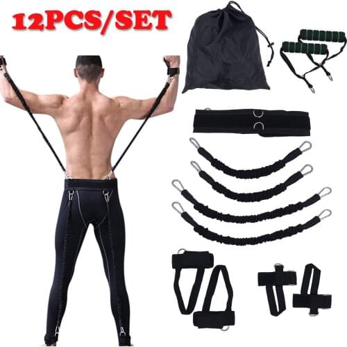 MMA Boxing Fitness Resistance Bands Speed Agility Strength Exercises Basketball Sport Training Muay Thai Gym Bouncing Equipment