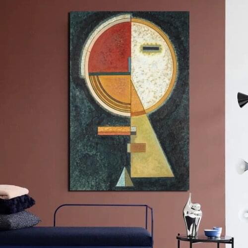 Wassily Kandinsky Poster Vintage Wall Art Canvas Painting Posters Prints Modern Painting Wall Picture For Living Room Home Decor