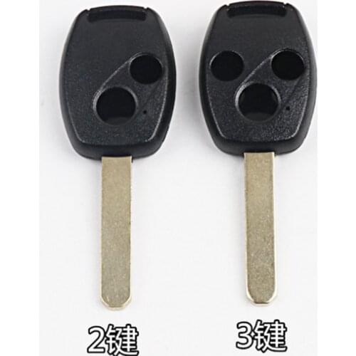 DAKATU 2/3 Buttons Replacement Remote Car Key Cover Case Fob for Honda Accord Civic Remote keyless entry fob shell