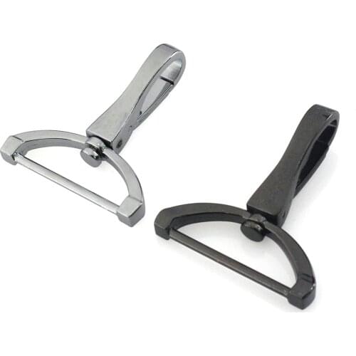 1pcs Metal Large Snap Hook Swivel Eye Trigger Clasps Clips for DIY Leather Craft Bag Strap Belt Webbing Keychain Hooks 2 Colors