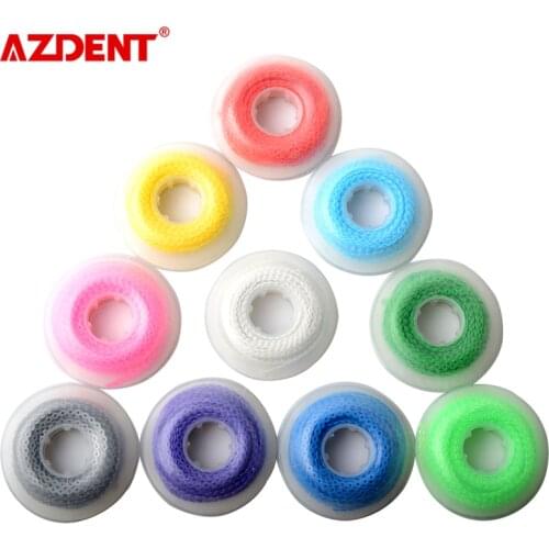10Rolls/Set Dental Orthodontic Elastic Ultra Power Chain 15 Feet Colorful Size Long/Short/ Continuous