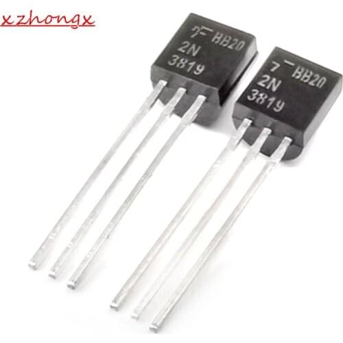 10 pçs/lote 2N3819 TO-92 2N 3819 TO92 Em Estoque