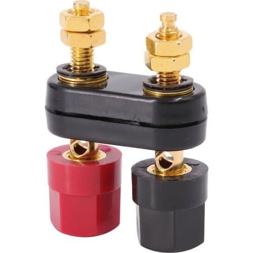 10pcs Quality Banana plugs Couple Terminals Connector Amplifier Terminal Binding Post Banana Speaker Plug Jack Audio Port