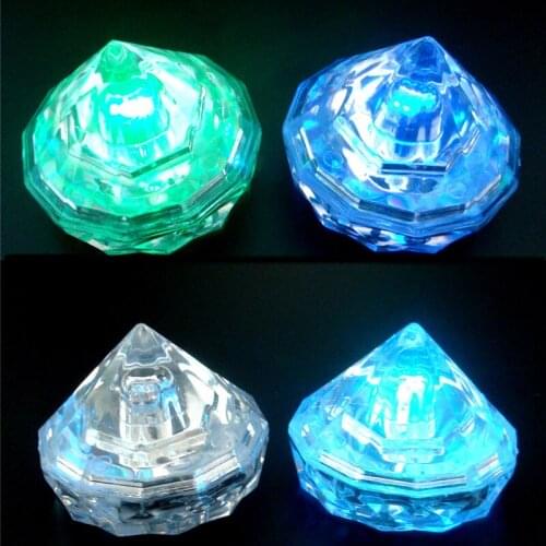 2018 Costume Leds Wedding Dress Favors 50pcs/set Flashing Light Various Colours Diamond Model Toys Luminous Special Glowing