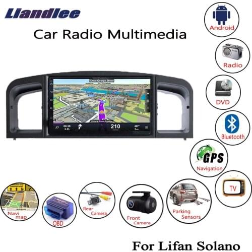 For Lifan Solano 2008~2018 Android Car Radio Player GPS Navigation Maps Camera OBD TV Screen No CD DVD