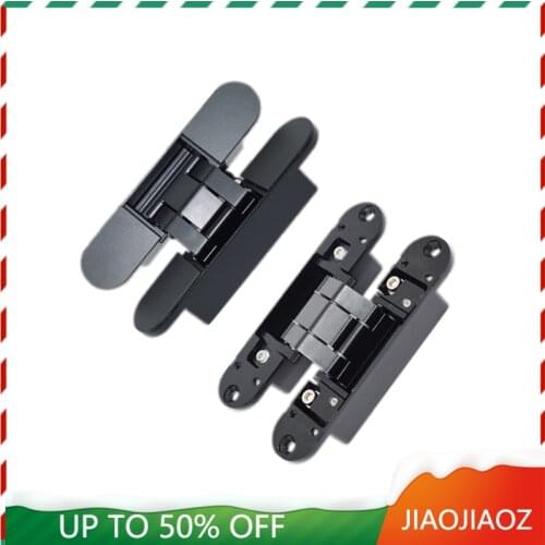 Free shipping 3Dadjustable hinge household hardware 180 degree hinge cross hidden hinge heavy duty gate hinge