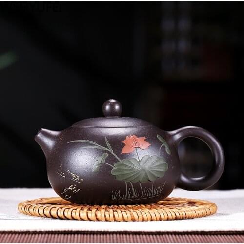 New Style Purple Sand Magpie Xi Shi Teapot Travel Tea set Tea Set Dahongpao Teapot Office Household Drinking Set WSHYUFEI
