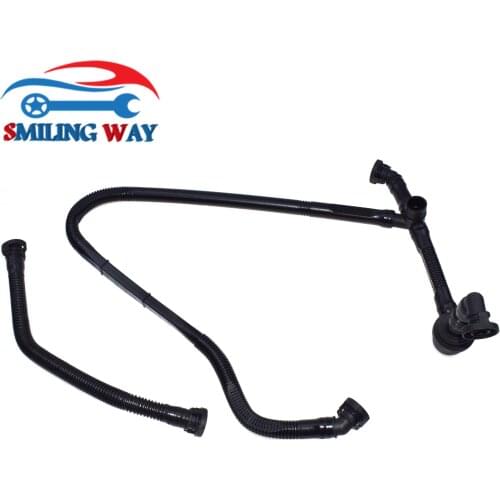 For 2.8L V6 Audi A4 A6 Quattro 1996-2001 VW Passat 1998 1999 2000 Crankcase Breather Vent Valve Hose Pipe 078103224R 078103223B