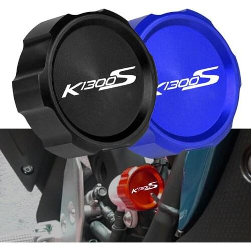 For BMW K1300S K 1300S 2017 2018-2020 Motorcycle CNC Aluminum Rear Brake Pump Fluid Tank Oil Cup Reservoir Guard Cover Protector