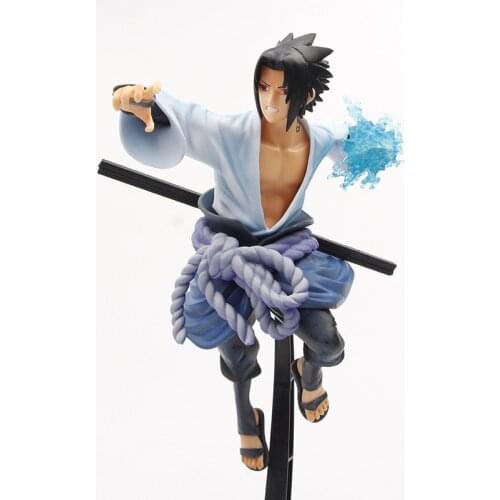 Naruto Shippuden Uchiha Sasuke PVC Action Figure Toys 190mm Anime Uzumaki Naruto Collectible Figurine Toy