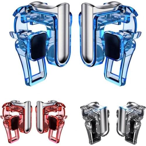 GT01 2PCS Game Controller Gamepad Trigger Buttons Joystick Mini Alloy Aim Button For PUBG Gamepad Accesorios