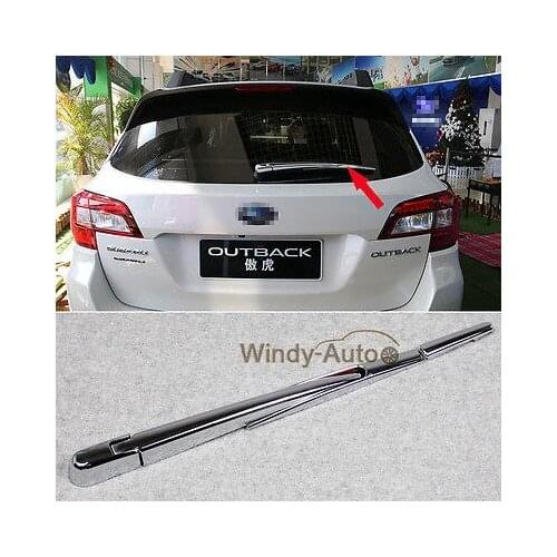 Chrome Rear Back Window Wiper Cover Trim For Subaru Forester 2016 2017