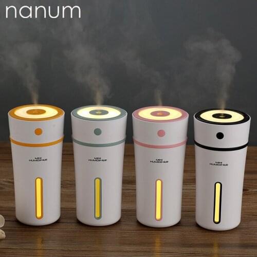 Mini Xpress Cup Humidifier Essential Oil Diffuser 300ml Aroma Lamp LED Night Light USB Ultrasonic Fogger Car Air Freshener