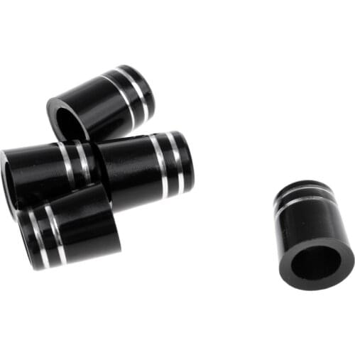 Lovoski 5 Pack Black Golf Tip Sleeve Ferrules Caps Rings Adapters for Irons