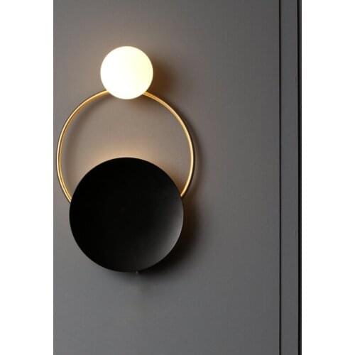 Nordice luminaria led nicho de parede wood corridor aisle bedroom luminaria de parede monkey lamp