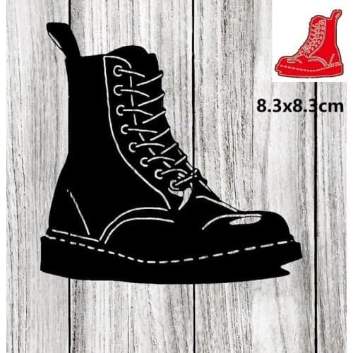 New 2021 Spooky Shoe Metal Cutting Dies for DIY Scrapbooking and Card Making Decorative Embossing Craft No Stamp