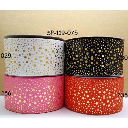 New arrival free shipping 50yards 3''inch 75mm printed grosgrain ribbons cartoon ribbon DIY accessories SP119-G-075