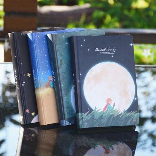 New Vintage Little Prince Notebook Color Paper Hardcover Diary Book Planner School Office Supplies Stationery
