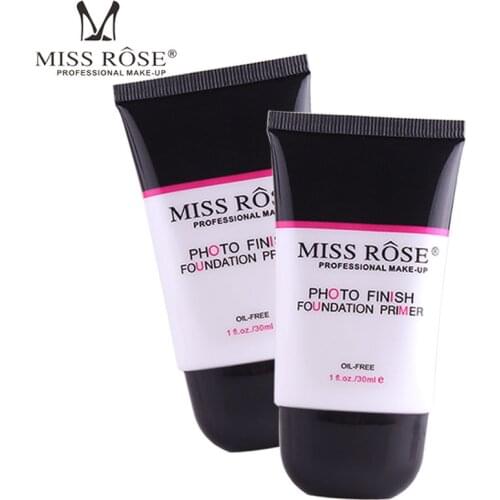 Miss Rose Face Foundation Primer Oil-Control Base Makeup Primer Transparent Hydrating Brighten Correcting Pore Smooth Concealer