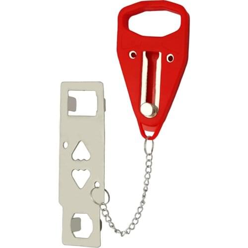 Portable Door Lock Safety Latch Metal Lock Home Room Hotel Anti Theft Security Lock Travel Accommodation Door Stopper