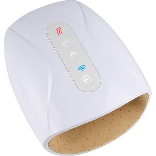 Prourbier Cordless Air Compression Hand Massager Shiatsu Hand Massager Machine with Heat Compression Hand Wrist Therapy Massager