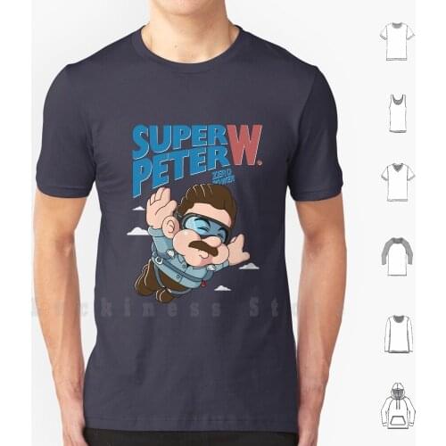 Super Peter Zero Power T Shirt DIY 100% Cotton 6xl Super Peter W 2 Superhero Zero Power Hero Without Power Super Peter