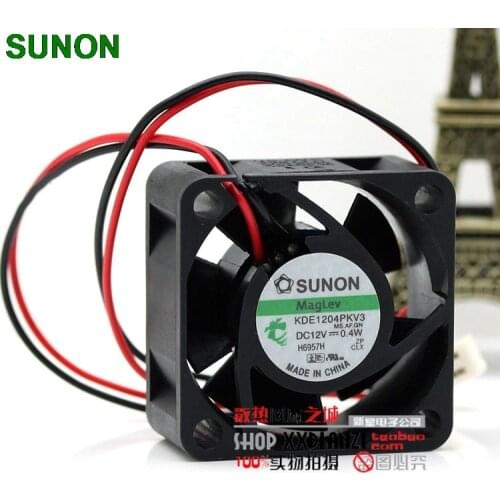 For Sunon KDE1204PKV3 4020 12V 0.4W ultra-quiet fan switch