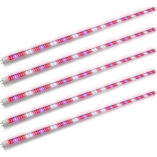 5pcs Led Grow Light 90cm T8 Tube Phytolamp Growth Lamp Bar for Indoor Plant Growing Flowering Hydroponics Greenhouse Grow Tent