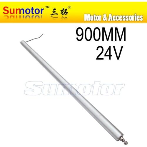 T900 900MM stroke Electric Linear Actuator Motor, DC 24V 8mm/s Heavy Duty Pusher 80Kg windows door OPEN, solar following system