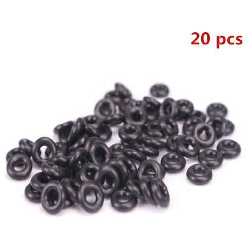 20 Pcs Flexible Nitrile Rubber O Rings Washers Grommets OD7/8/9/10/11/12mm x 2.5mm thickness