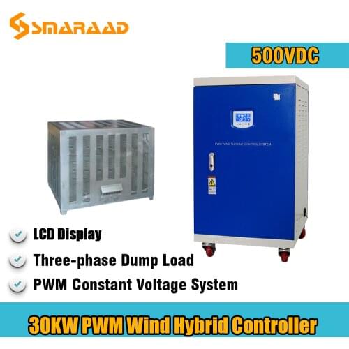 20KW 30KW 480V 500V DC Output Yawing Off Grid Wind Hybrid Controller With PWM System And Three-phase Dump Load Wind Turbine Use