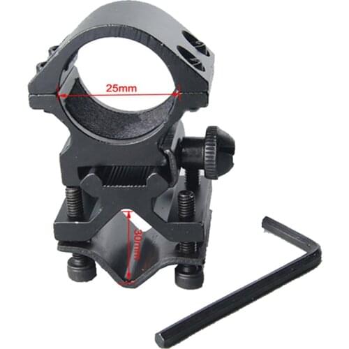 25.4mm Scope Ring Suit 20mm Picatinny Rail 20-30mm Barrel Mount for Laser Sight Torch Huntting