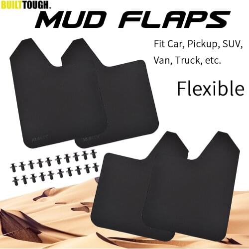 4x Universal Mudflaps Mud Flaps Splash Guards Mudguard For GMC Ford Mazda Dodge Toyota Honda Nissan Lexus Subaru Jeep BMW Audi