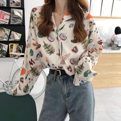 Ay2566 2020 spring summer autumn new women fashion casual ladies work Blouse woman overshirt female OL vintage long sleeve shirt