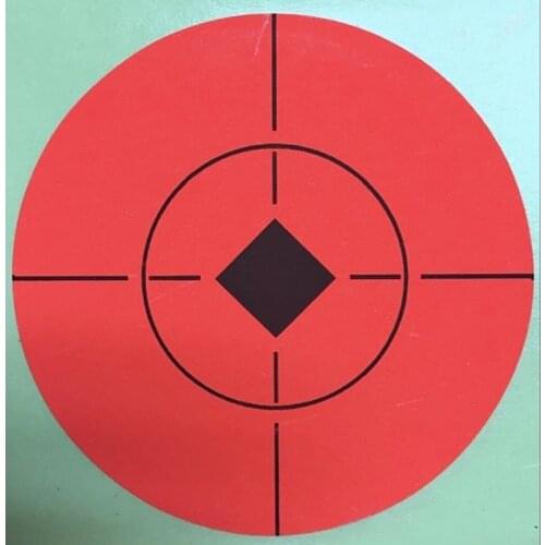 Target House Neon Orange self adhesive 3-Inch Bullseye Target Stickers for shooting ,255 Targets