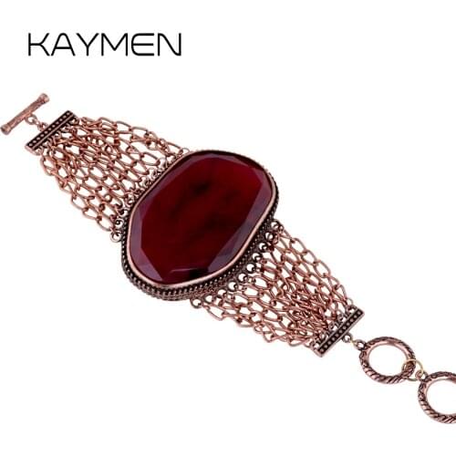 KAYMEN JEWELRY Red Bracelets