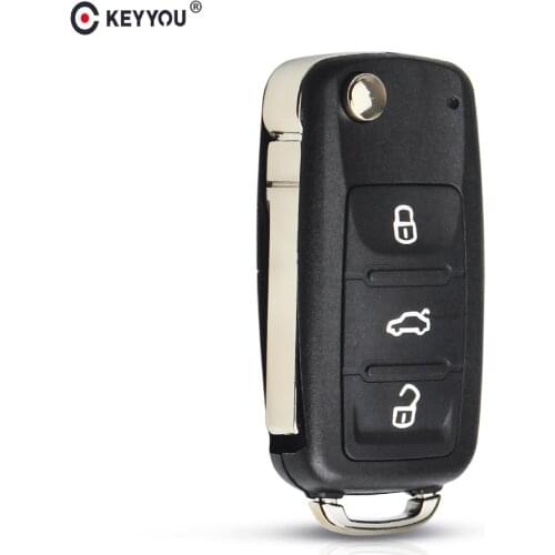 KEYYOU 434MHz ID48 Chip 5K0837202AD Car Remote Key for Volkswagen GOLF PASSAT Tiguan Polo Jetta Beetle Hella