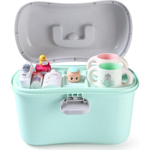 Anti Dust Baby Bottles Storage Box Infant Milk Bottle Plastic Drying Racks Tableware Feeding Cup Shelf Drainer Storage Container