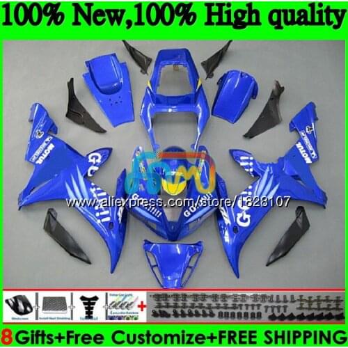 Body For YAMAHA YZF R 1 YZF 1000 YZF-1000 YZFR1 02 03 Kit 122BS.35 YZF R1 1000CC YZF1000 Blue GO hot YZF-R1 2002 2003 Fairings