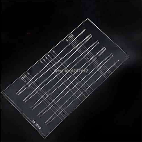 New 1pcs Rubber Band Ruler Multifunctional Rubber Band Cutting Ruler Slingshot Accessories For Cutting Slingshot Rubber Band