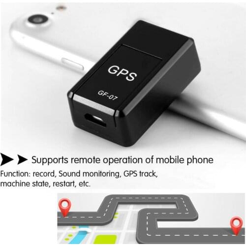 Mini GF-07 Magnetic Car Vehicle GSM GPRS GPS Tracker Locator Real Time Tracking Mobile Phone Remote Operation High Quality