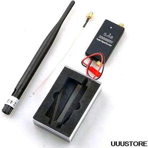 FPV 2.4G 2W 2000mW Mini Radio Signal Booster Amplifier Module for DJI Phantom RC Transmitter FPV Extend Range Drone Accessory