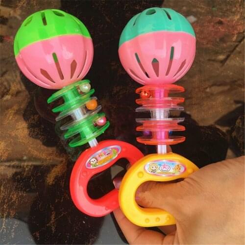 Hand Bell To Develop Childrens Listening To Discrimination Hand-Eye Coordination Auditory Intelligence Development Baby Toys