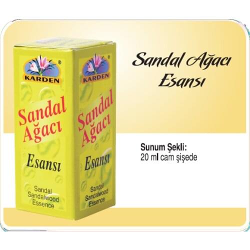 Karden Sandal Sandalwood Essence 20 Ml - Free Shipping